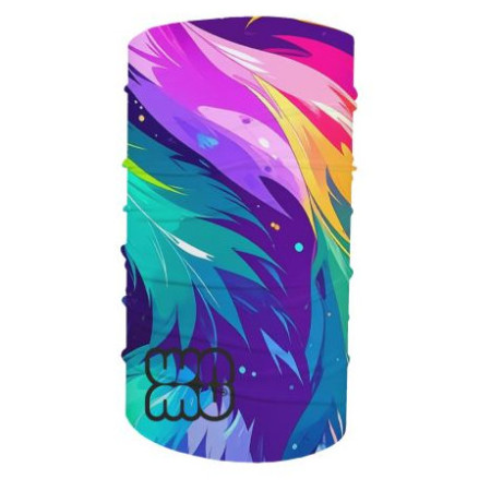 Detská multifunkčná šatka WAMU Dark Purple mix1 MULTICOLORED
