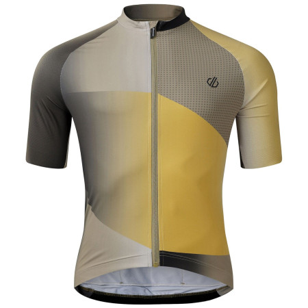 Pánsky cyklistický dres Dare 2b Lightning Short Sleeve Printed Jersey zelená/sivá BoaGradPrint