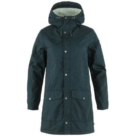 Dámsky zimný kabát Fjällräven Greenland Winter Parka tmavomodrá Dark Navy