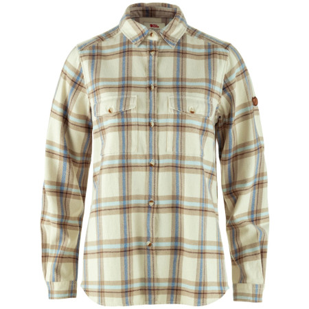 Dámska košeľa Fjällräven Övik Heavy Flannel Shirt W béžová Chalk White-Fossil