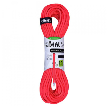 Lezecké lano Beal Wall School 10,2 mm (30 m) červená
