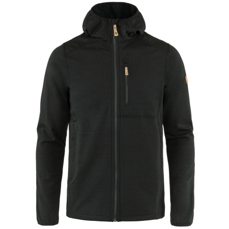 Pánska mikina Fjällräven Keb Fleece Hoodie M čierna Black