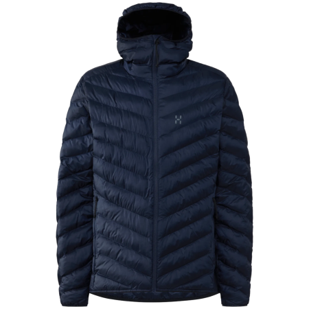 Pánska bunda Haglöfs Särna Mimic II Hood tmavomodrá Tarn Blue