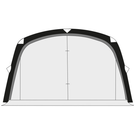 Zástena k prístrešku Brunner Skia Frontwall 400