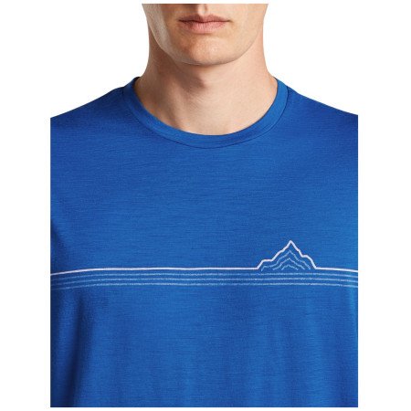 Pánske tričko Icebreaker Men Merino 150 Tech Lite SS Tee Range Stripes