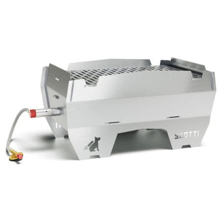 Skladací gril SKOTTI Original Grill strieborná ocelová