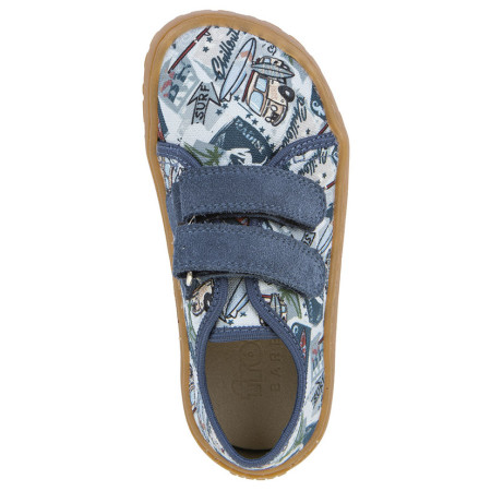 Detské tenisky Frodo Barefoot canvas Light Blue