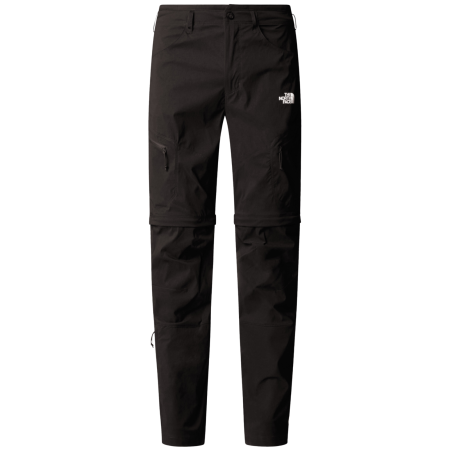 Pánske nohavice The North Face Exploration Reg Tapered Convertible Pants čierna TNF BLACK