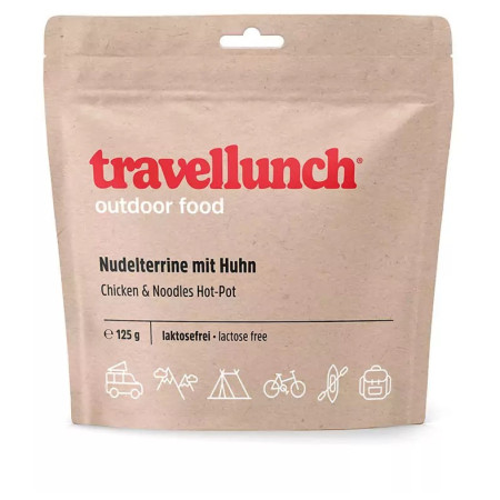 Dehydrované jedlo Travellunch Kura s rezancami Hot Pot bez laktózy 125 g