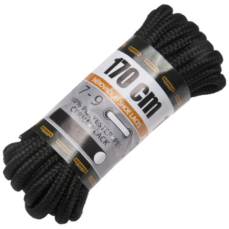 Šnúrky do topánok Bennon Laces Black Box 170 cm