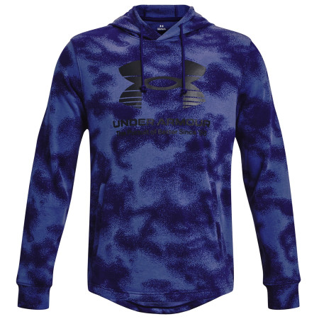 Pánska mikina Under Armour Rival Terry Novelty HD tmavě modrá Sonar Blue / Deep Periwinkle / Black