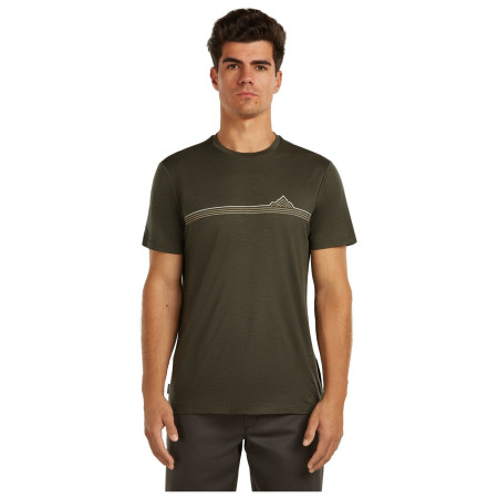 Pánske tričko Icebreaker Men Merino 150 Tech Lite SS Tee Range Stripes