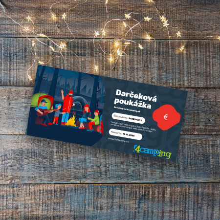 Voucher 4camping Elektronický darčekový poukaz