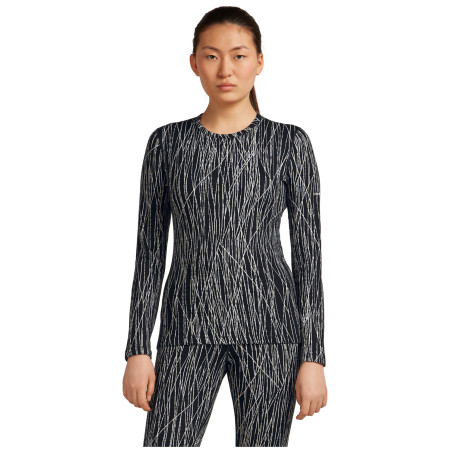 Dámske funkčné tričko Icebreaker Women Merino 260 Tech Vertex LS Crewe Delta Lines AOP