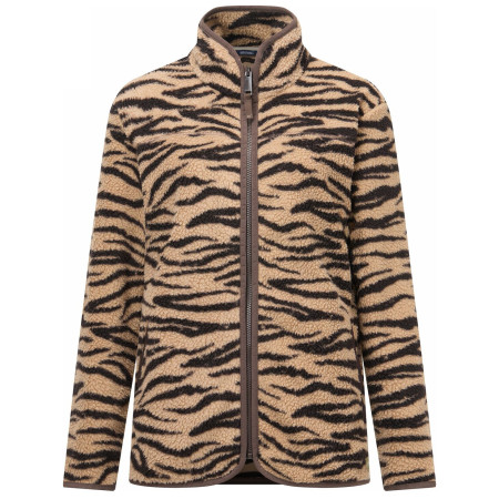 Dámska mikina Regatta Womens Frankie Borg Full Zip hnedá BarcrnZebra