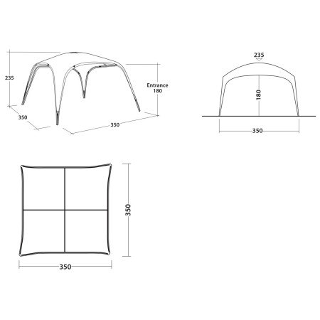 Prístrešok Outwell Wakefield Shelter L
