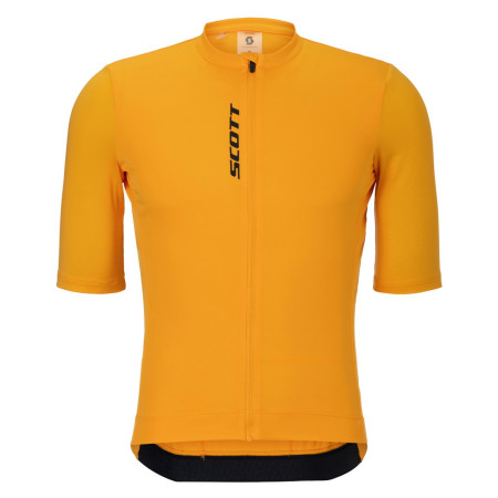 Pánsky cyklistický dres Scott Jersey M's Pro SS žltá/oranžová gleam orange