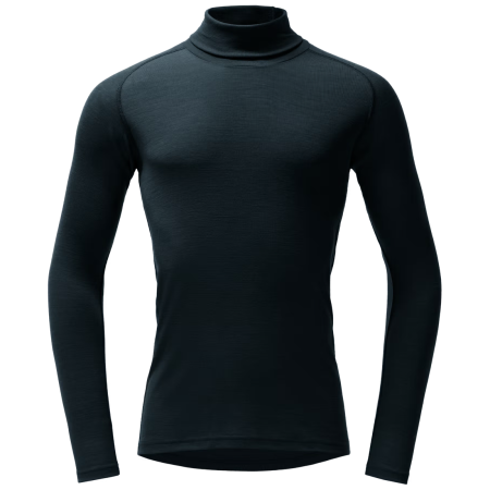 Pánske funkčné tričko Devold Adventure Merino 190 H.Neck Man tmavomodrá Ink