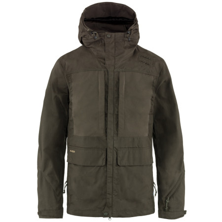 Pánska zimná bunda Fjällräven Lappland Hybrid Jacket M zelená Dark Olive