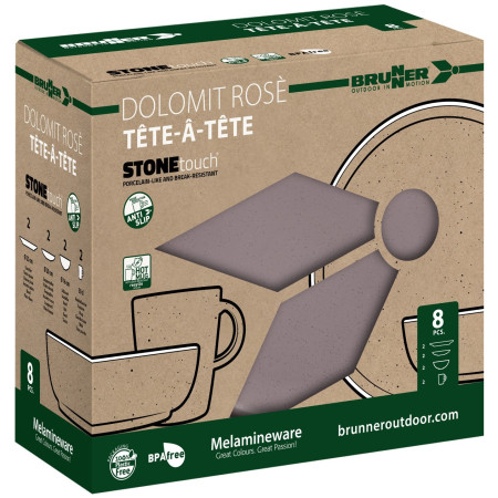 Sada riadov Brunner Dolomit Set tete-a-tete