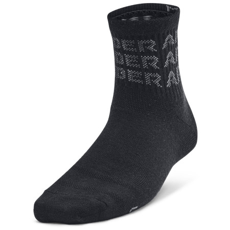 Detské ponožky Under Armour Yth UA Essential 6Pk Qtr Black
