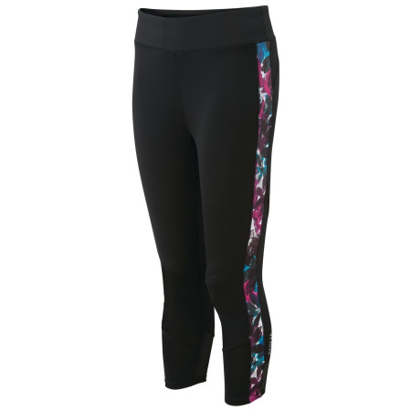 Dámske 3/4 legíny Dare 2b Curvate 3/4 Tight čierna/ružová Black/Actpnk