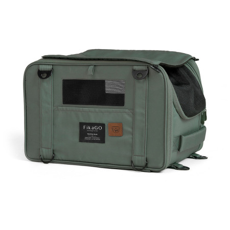 Prepravná taška na psa FikaGo Truffle Plus khaki Green