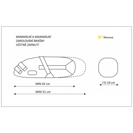Taška pod sedlo Sport Arsenal Art. 612