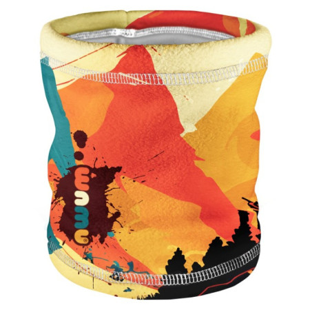 Detský nákrčník WAMU Mountain Bike oranžová/modrá