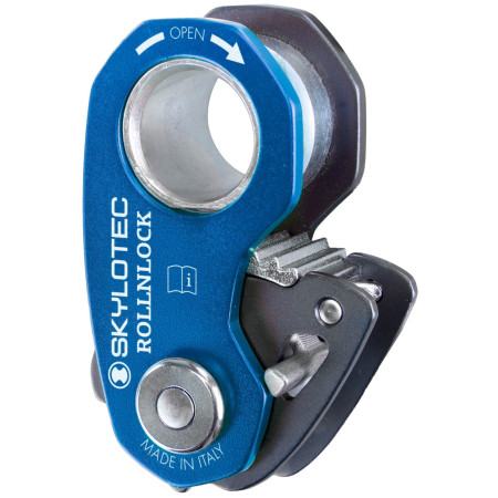 Kladka Skylotec RollNlock sivá/modrá Anthracite/Electricblue