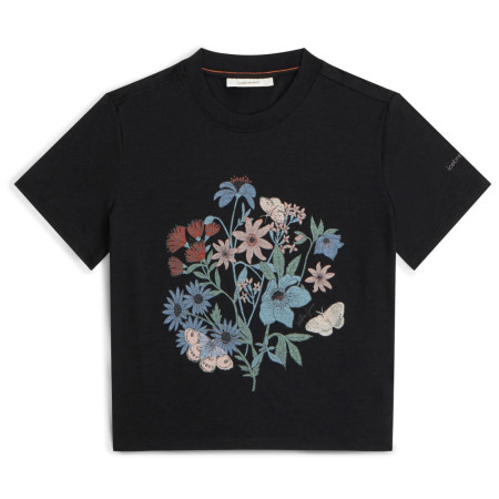 Dámske tričko Icebreaker Merino 150 Tech Lite SS Crop Tee NZ Flora