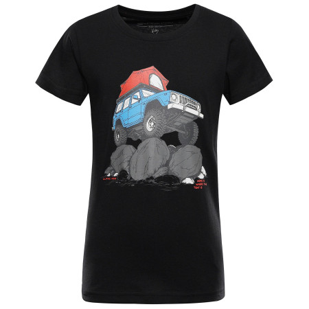 Detské tričko Alpine Pro Ecomo 4 Black