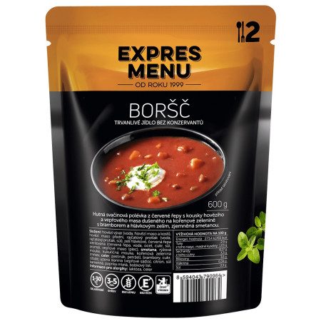 Polievka Expres menu Boršč 600 g