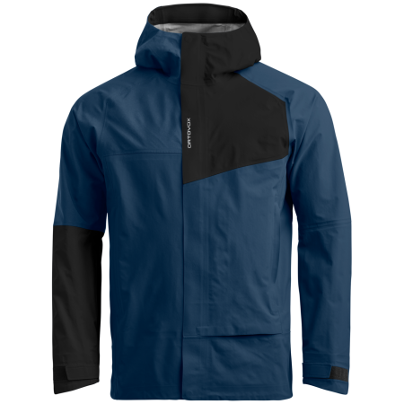Pánska bunda Ortovox Seceda 3L Jacket M tmavomodrá Deep Ocean