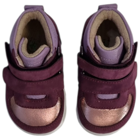 Detské barefoot topánky beBare 3485SA Purple