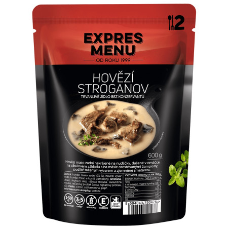 Jedlo Expres menu Hovädzie Stroganoff 600g