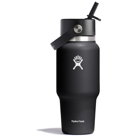 Termohrnček Hydro Flask Wide Flex Straw Travel Bottle 24 Oz čierna black