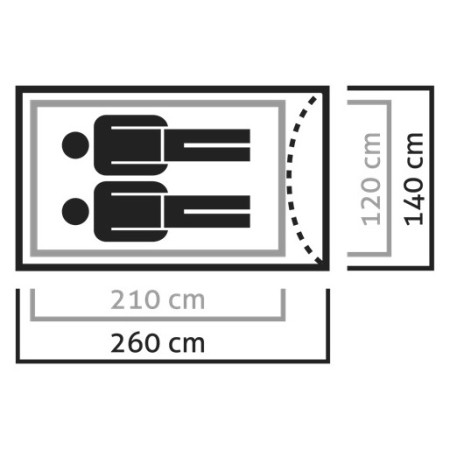 Turistický stan Salewa Litetrek Pro II Tent