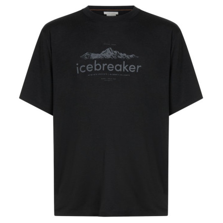 Pánske funkčné tričko Icebreaker Men M 150 Tech Lite SS Rlxd T ibHeritage čierna Black