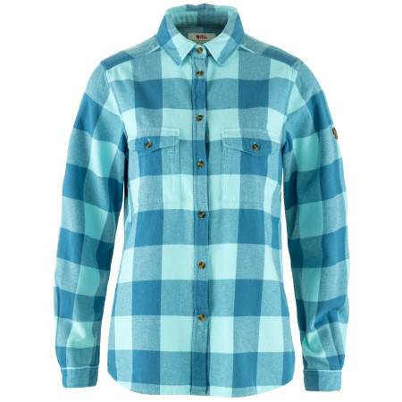 Dámska košeľa Fjällräven Övik Heavy Flannel Shirt W modrá Dawn Blue-Breeze Blue