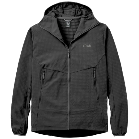 Pánska mikina Rab Quantra Pro Hoody čierna