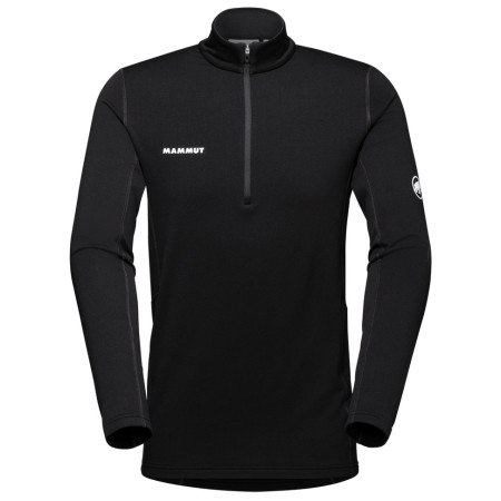 Pánske funkčné tričko Mammut Aenergy ML Half Zip Pull Men čierna black 0001