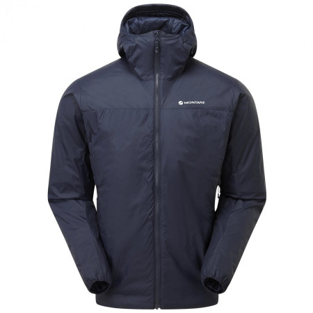 Pánska zimná bunda Montane Respond Hoodie tmavomodrá Eclipse Blue