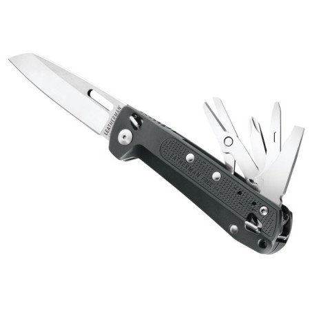 Multifunkčný nôž Leatherman Free K4 čierna/strieborná Grey / Šedá