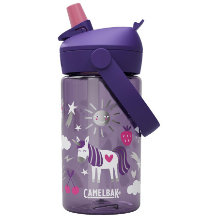 Fľaša Camelbak Thrive Flip Straw Kids 0,4l fialová Unicorn Party