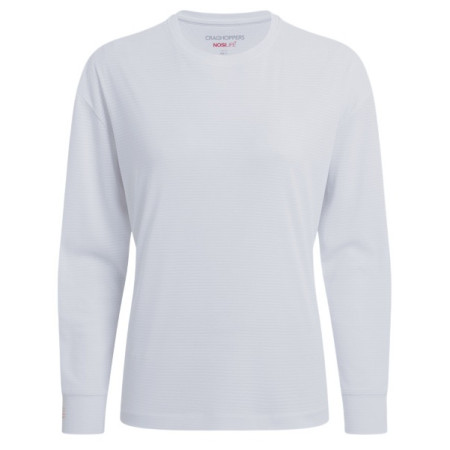 Dámske tričko Craghoppers NosiLife SolarShield+ Long Sleeved T-Shirt biela White