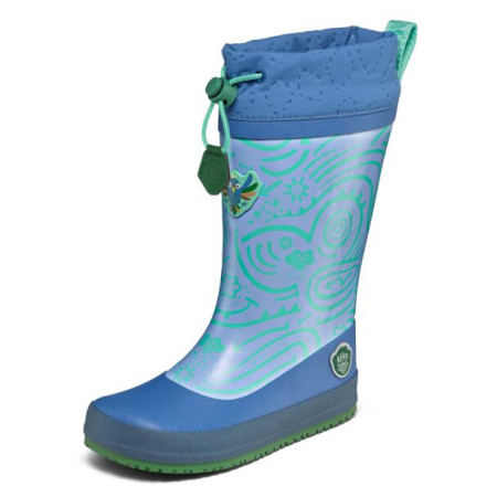 Detské gumáky Affenzahn Rainboot Vegan Puddly Bird of Paradise