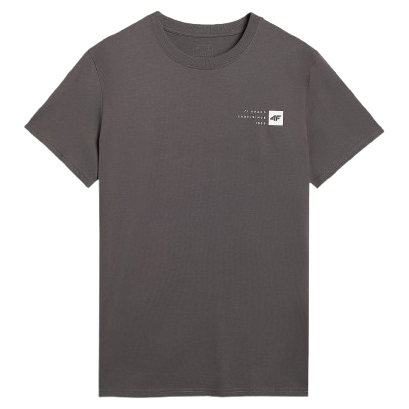 Pánske tričko 4F Tshirt M3131 sivá MIDDLE GREY
