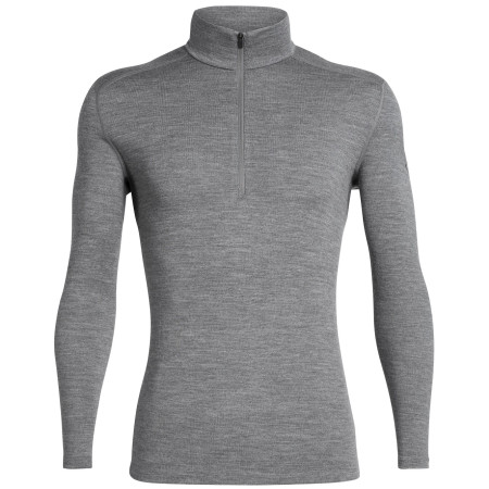 Pánske tričko Icebreaker Mens 260 Tech LS Half Zip sivá GritstoneHthr
