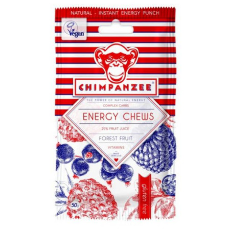 Gumové cukríky Chimpanzee energy chews Forest Fruit 50g